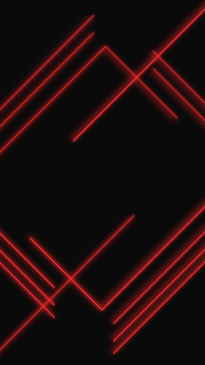 Motion Graphic of Geometric design red lights background