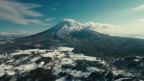 Mt-Yotei-En-Hokkaido-Japón-En-Invierno