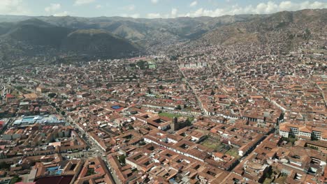 cuzco, peru on a sunny summer day