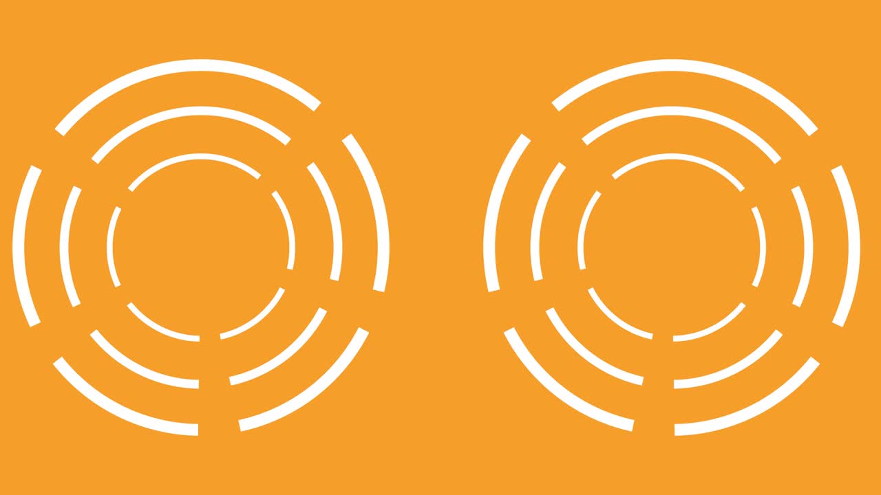 원 회전 스플릿 팝 애니메이션 모션 그래픽