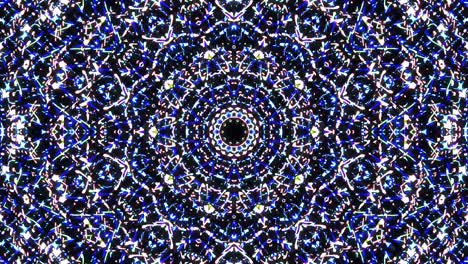 bright abstract light governing blue color, kaleidoscope,full color background