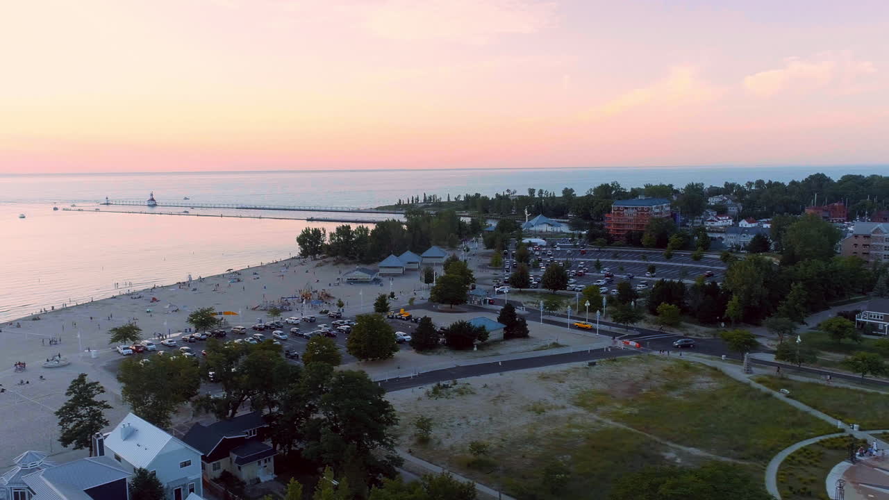 vista aérea de la playa de plata en st