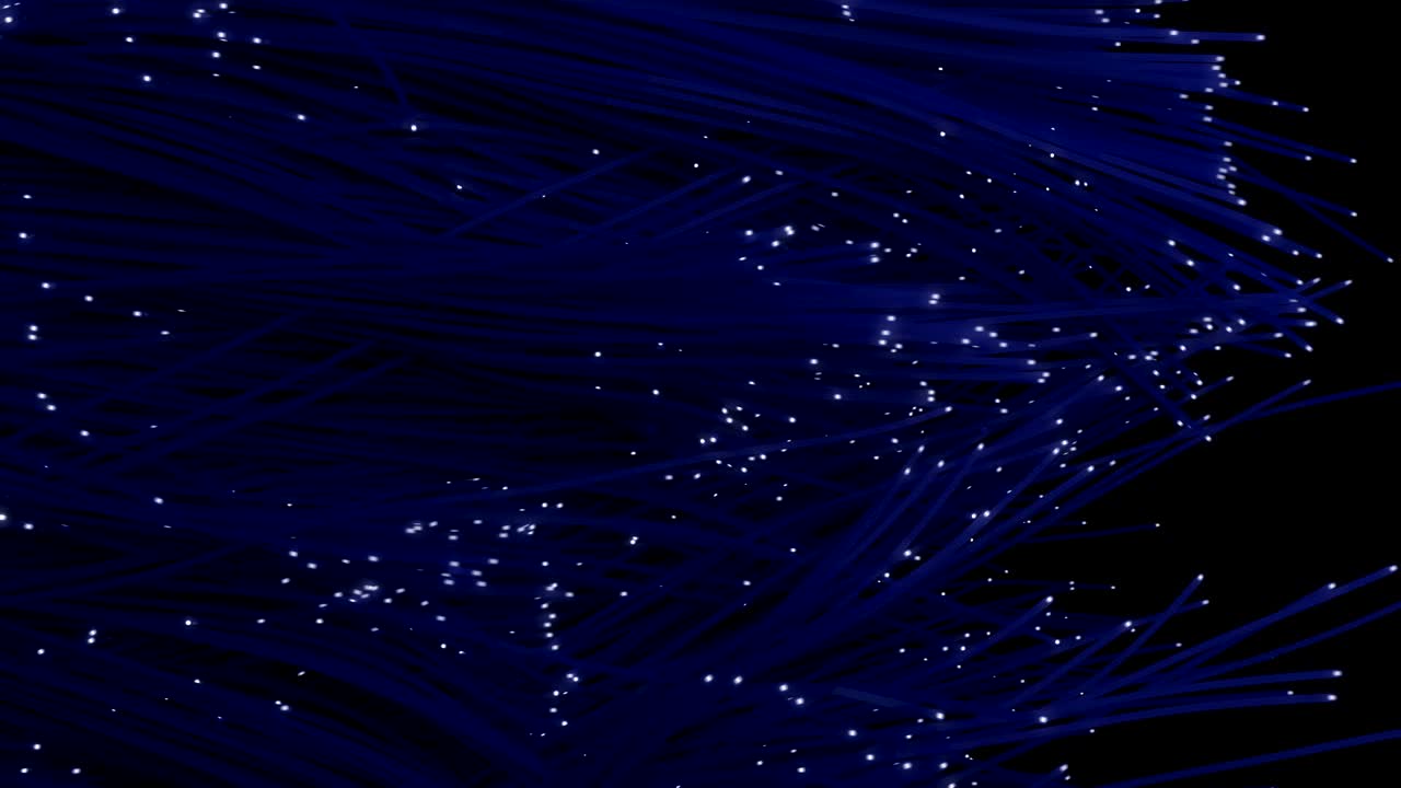 광섬유 케이블이 프레임 전체에 퍼져 있습니다.