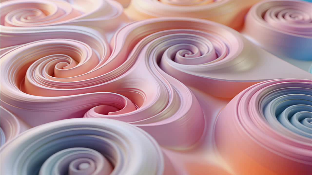 Sfondo Animato 3D Astratto Continuo
