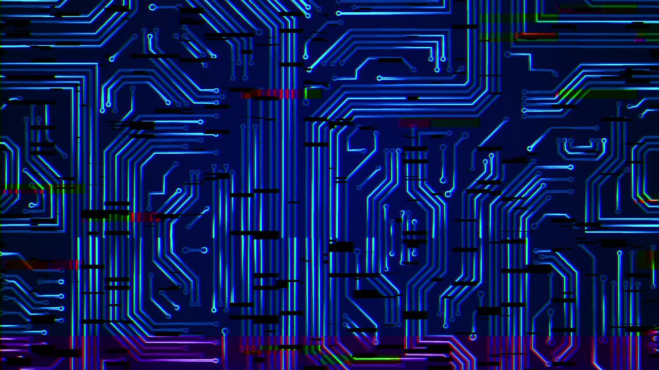 Abstract Circuit Board Pattern