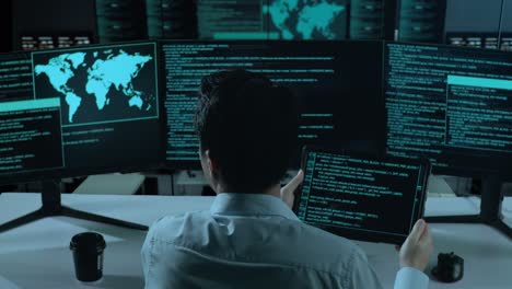 analista de ciberseguridad en el trabajo
