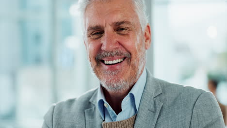 portrait of a smiling senior businessman