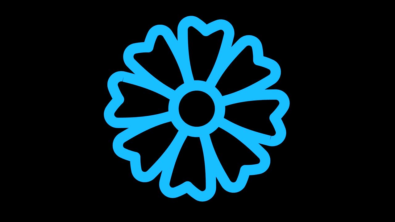 modelo de video 4k con efecto estroboscópico e hipnótico, en formato de video 16: 9.