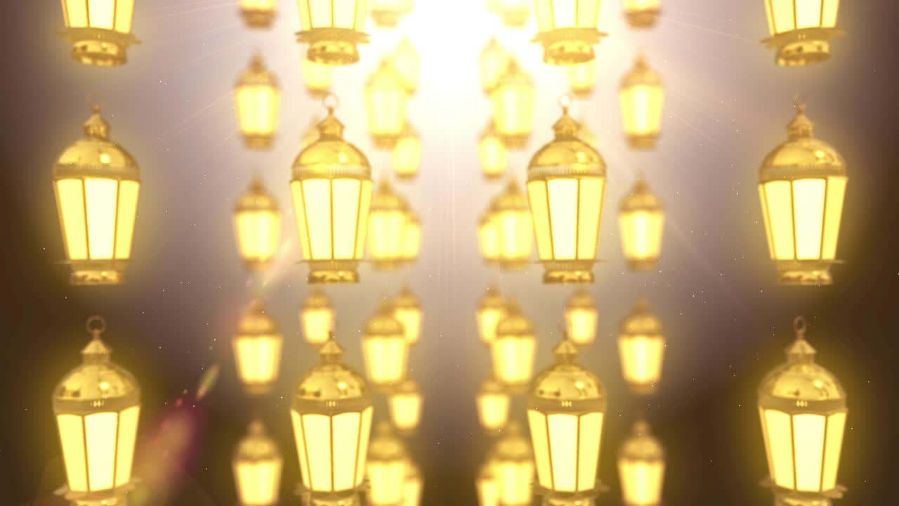 빛나는 등불 축제 루프 애니메이션