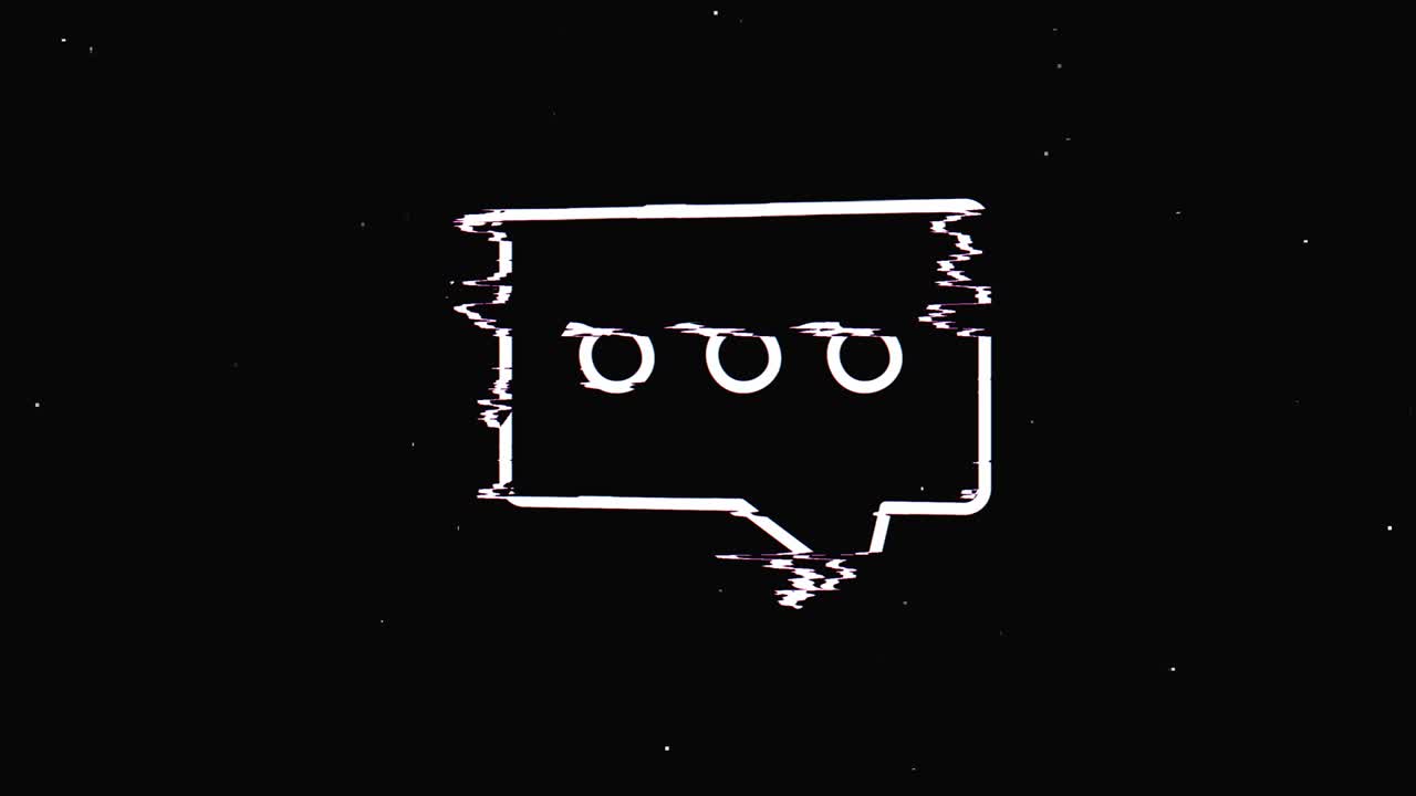 el icono de la burbuja tiene ruido vintage, fallo en la animación de la señal.