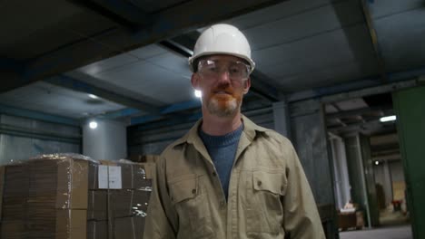 factory worker portrait