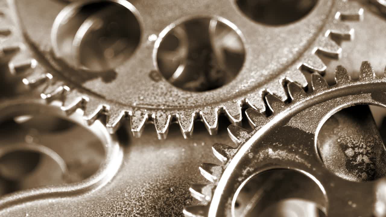 Rusty Gear Mechanism Working