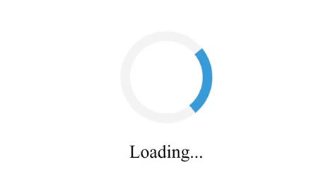 loading circle on device screen digital display of web page website. computer software monitor viewpoint of loading processing file, video, music, data.