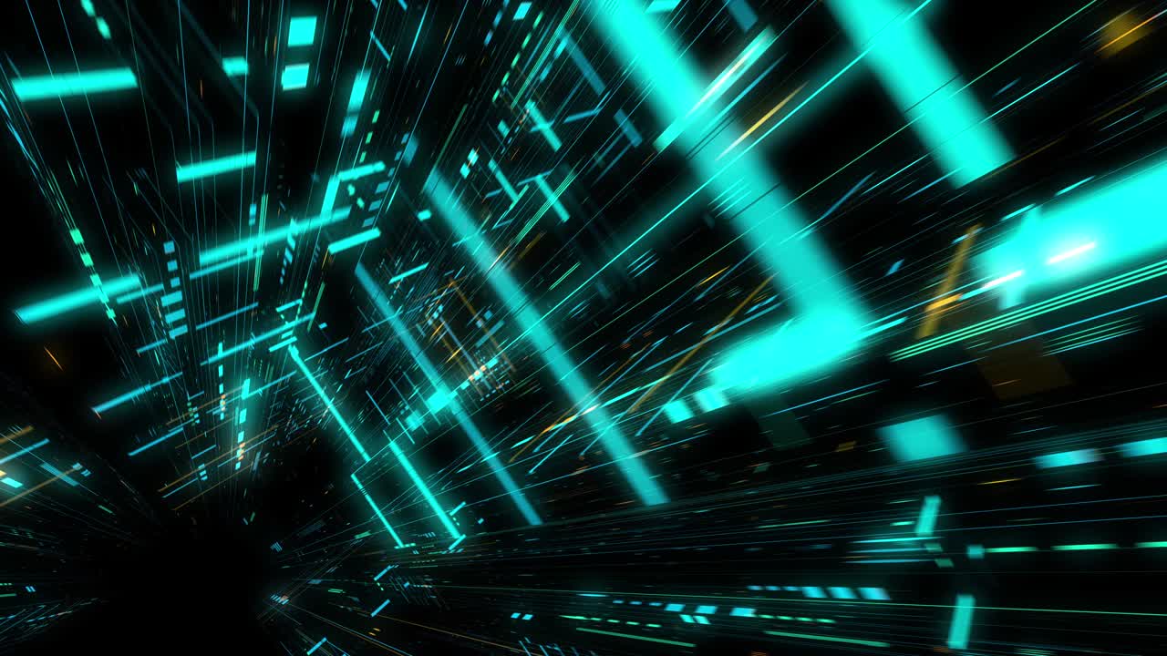 ai intelligenza artificiale e ml apprendimento automatico concetto astratto, cpu gpu core di calcolo con flussi di informazioni. dati macchina di apprendimento profondo. ciclo senza cuciture, rendering 3d g