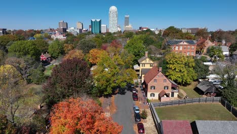 old salem in autumn