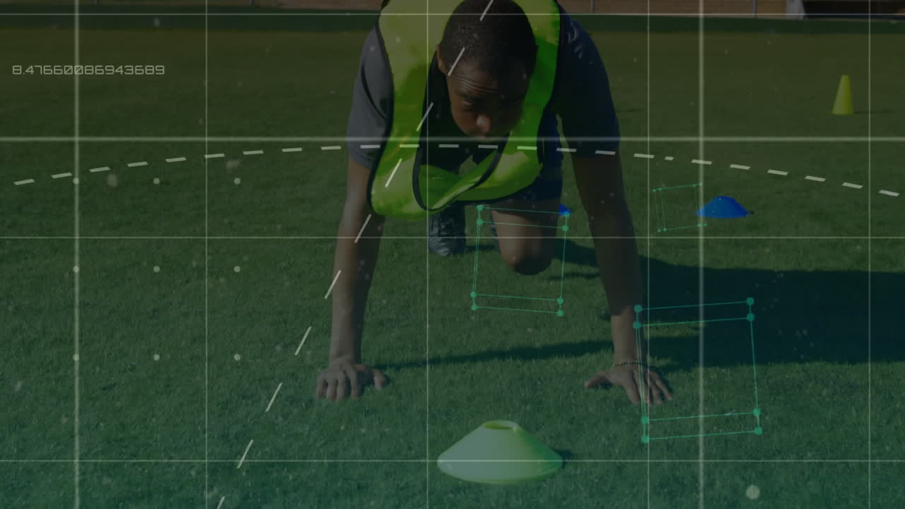 conexiones de red con el entrenamiento de atletas