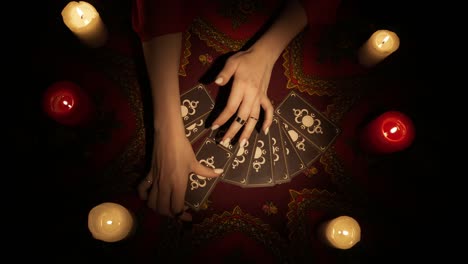 Tarot Card Reading with Candles