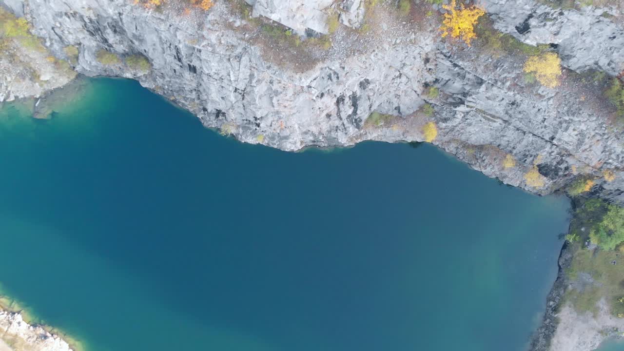 Veduta panoramica di una miniera in Europa
