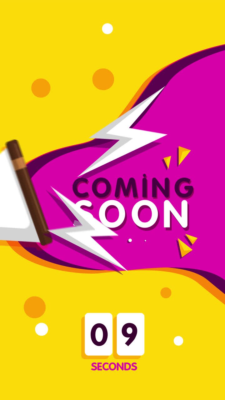 Coming Soon Countdown Poster