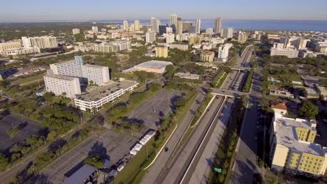 4K-Aerial-Drone-Video-of-Waterfront-Skyline-of-Downtown-St