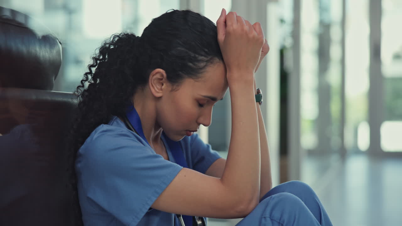 Infermiera, stress e depressione in un ospedale