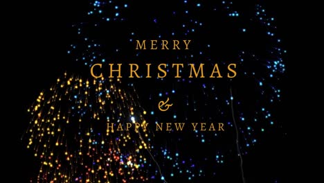 Animation-of-merry-christmas-and-happy-new-year-text-over-fireworks