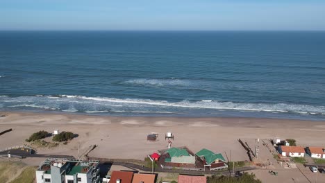 aerial footage from the villa gesell pier.