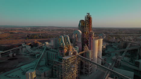 006# nesher cement factory, ramla, israel industrial area - aerial pull out reveal