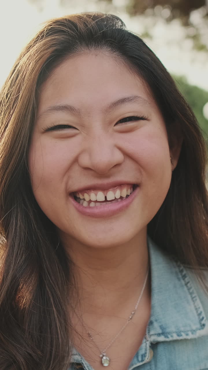 A smiling woman's portrait