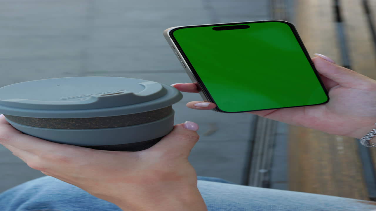 Phone and Coffee Cup