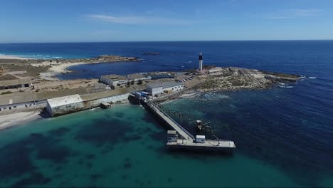 el puerto de doringbaai en la costa oeste de sudáfrica
