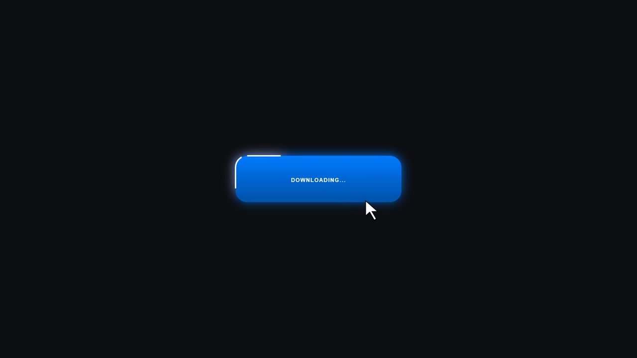 Mouse Cursor Clicking Install Button on Digital Interface