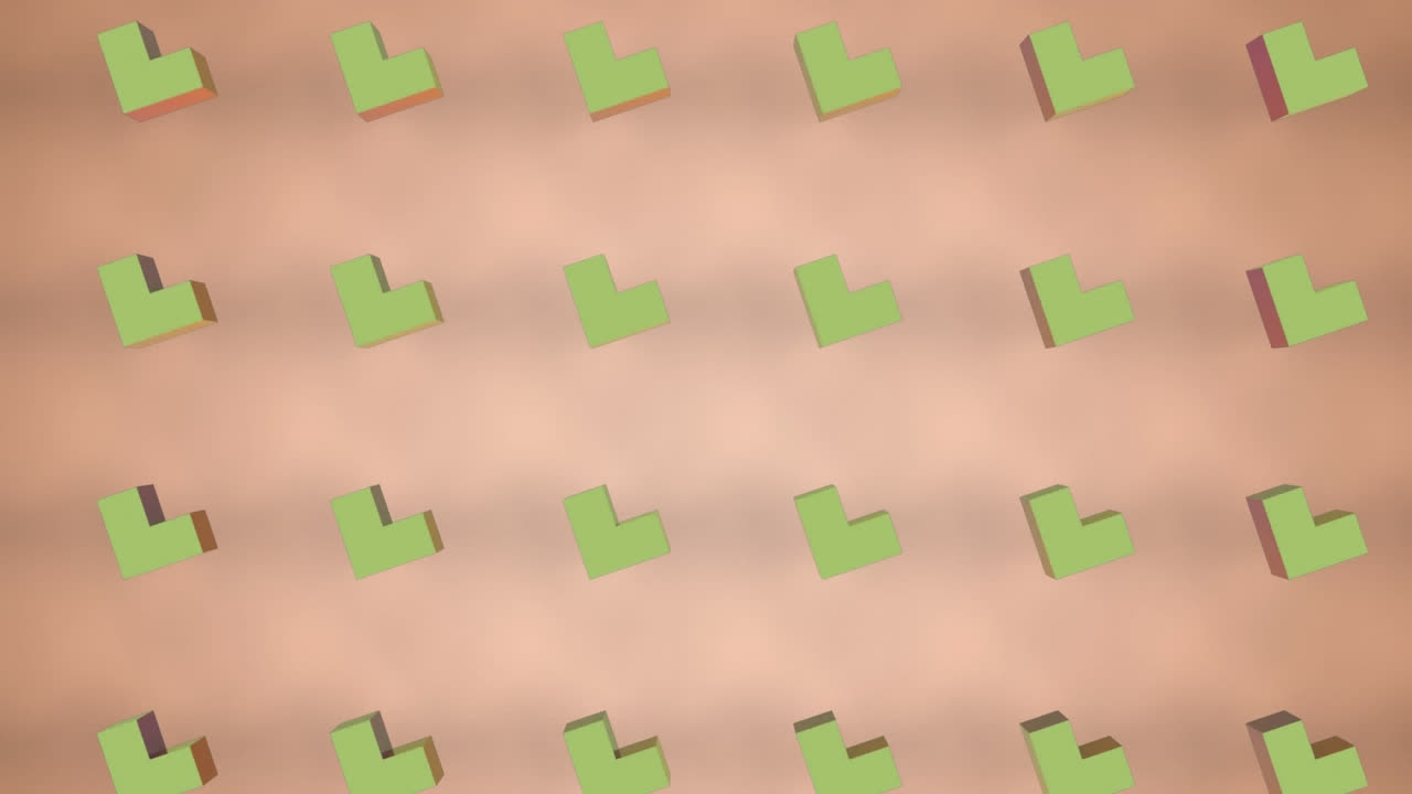 animación de formas en movimiento sobre un fondo gris