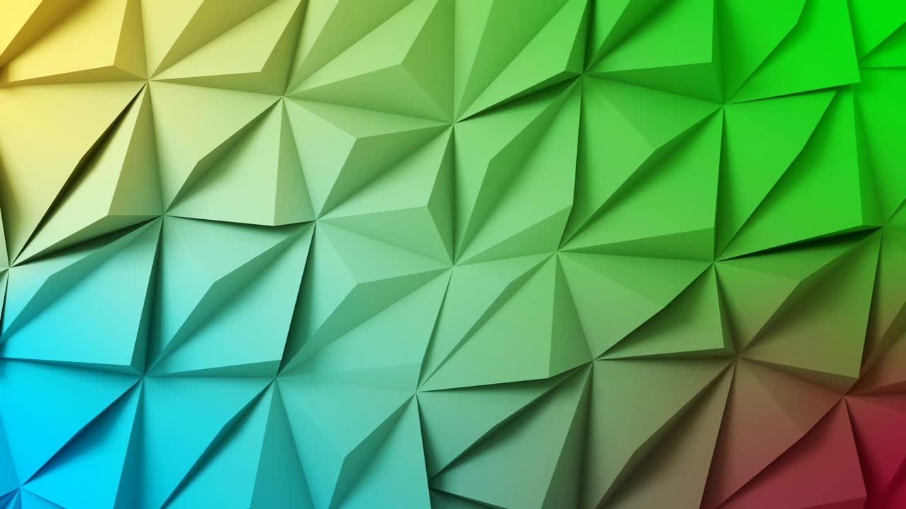 fondo de triángulo geométrico abstracto en un bucle sin fin