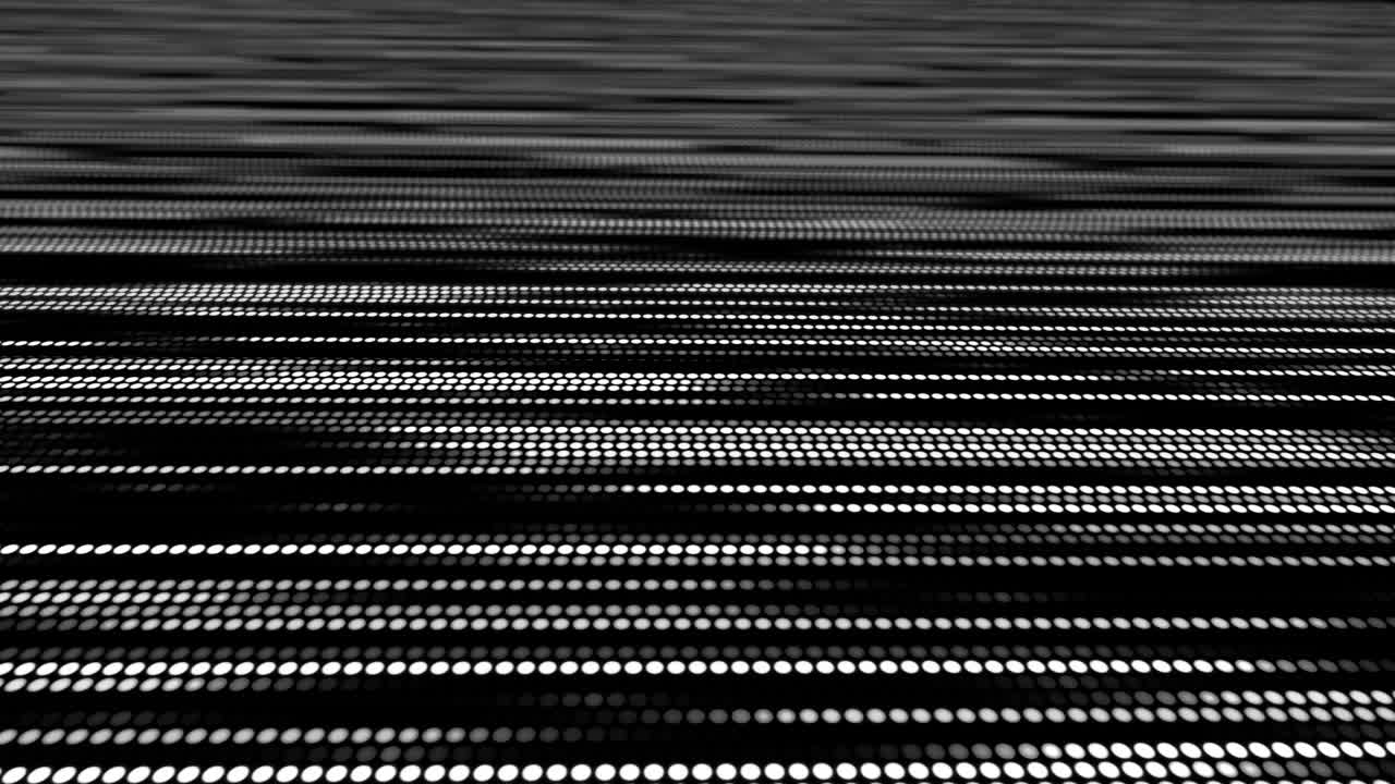 animación de puntos línea cibernética gráficos de movimiento