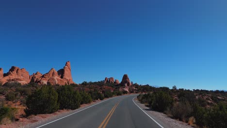 Scenic-Arches-National-Park-in-Utah,-USA