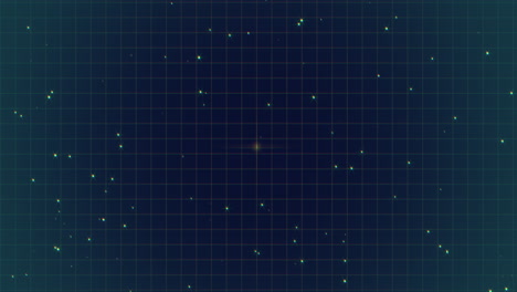 estrellas de neón y red con brillos en la galaxia en el estilo de los años 80
