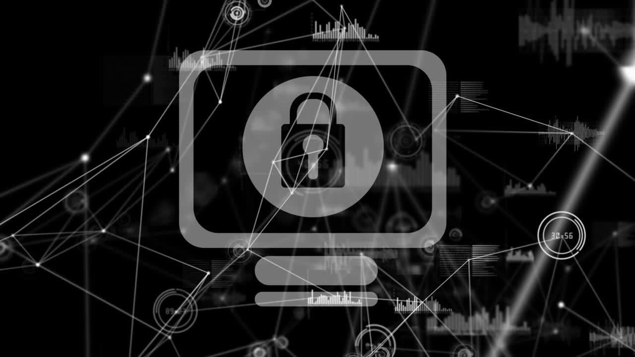 video de iconos de seguridad en internet