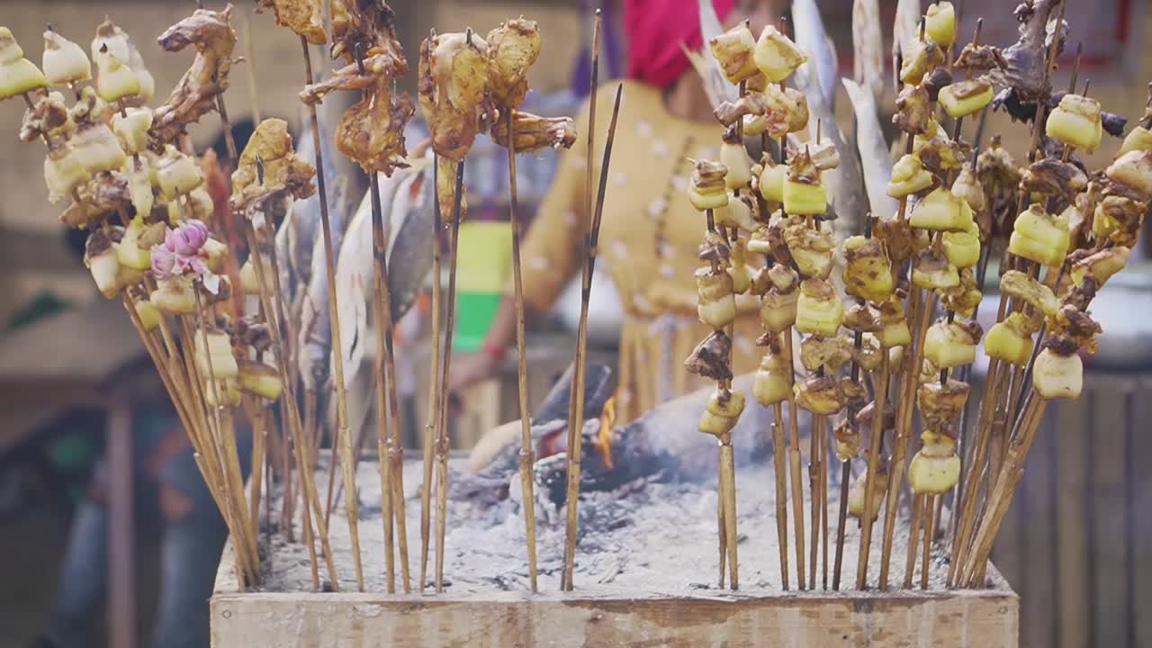 고기, 물고기, 불에