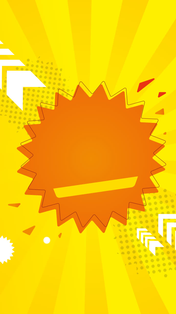 Motion Graphic of Asbtract colorful sales background