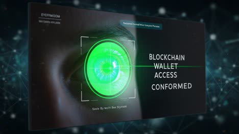 biometric iris scan for blockchain wallet access