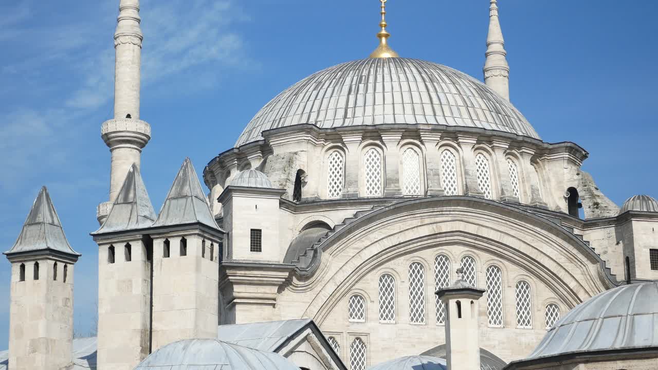 Mosque Dome and Minaret Detail