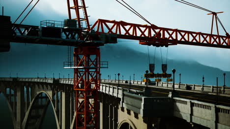 high way bridge under construction