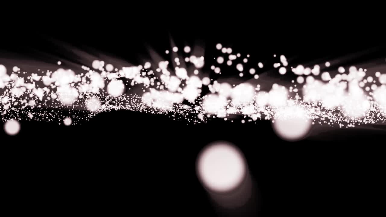 움직이는 추상적인 입자