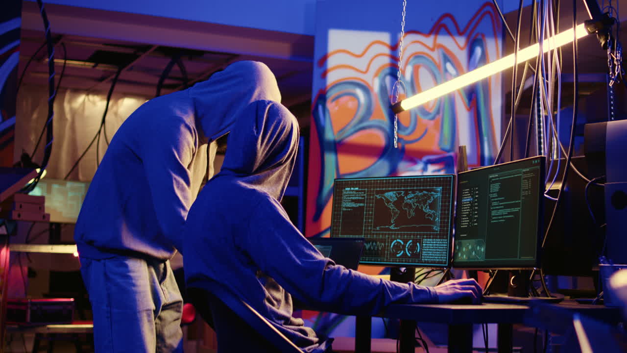 Spies doing valuable data theft