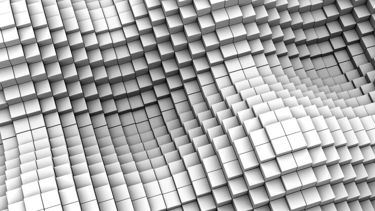 Cubes Formed A Wave