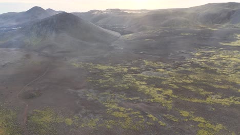 ICELAND-VOLCANO-mountain-view-4K-Drone-Footage