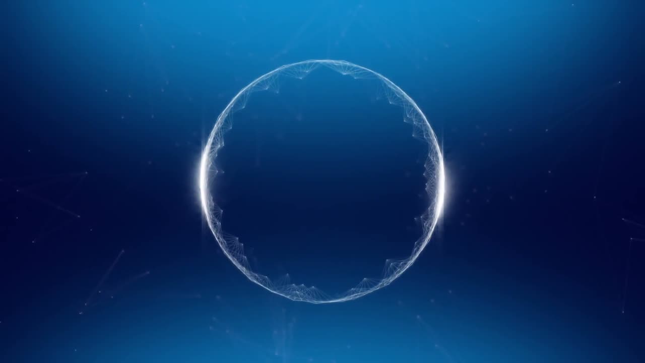 인터페이스 화면의 디지털로 생성된 비디오 4k