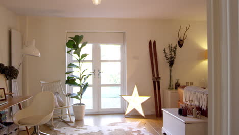 lounge area of contemporary family home