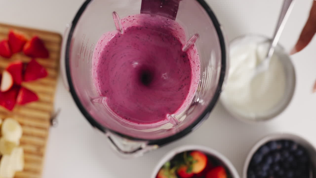 Making a Fruit Smoothie